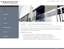 Tablet Screenshot of baukontor-hrp.com